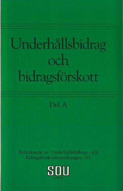 Omslaget till SOU 1995:26