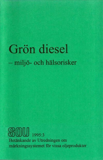 Omslaget till SOU 1995:3