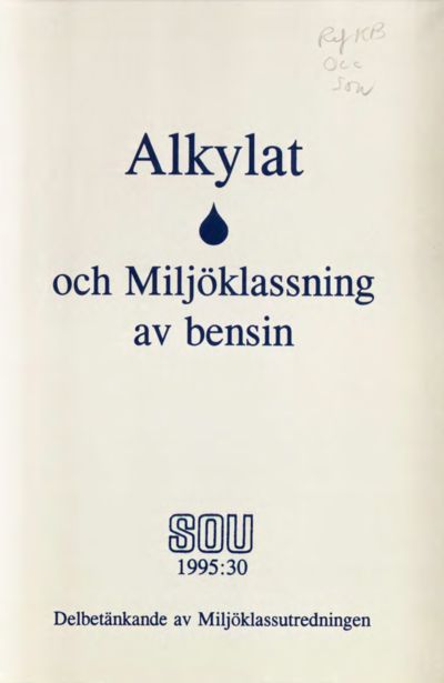 Omslaget till SOU 1995:30