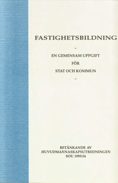 Omslaget till SOU 1995:54