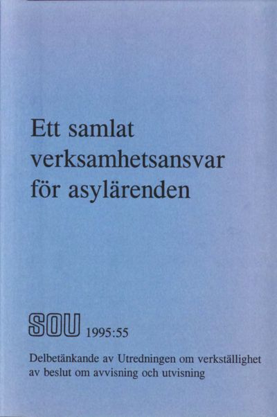 Omslaget till SOU 1995:55