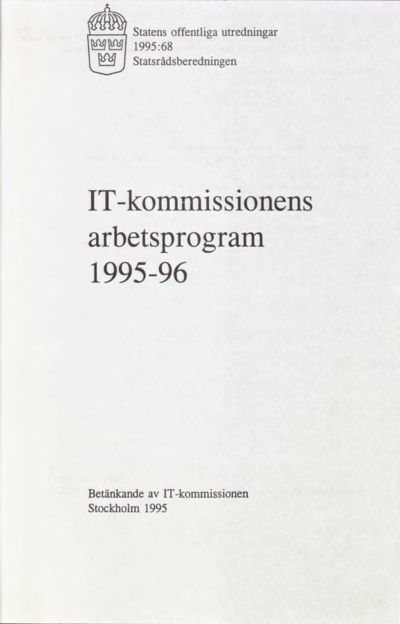 Omslaget till SOU 1995:68