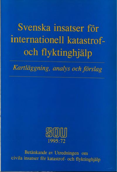 Omslaget till SOU 1995:72