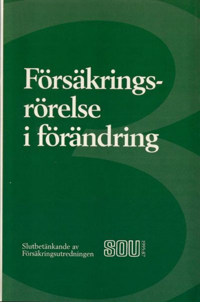 Omslaget till SOU 1995:87