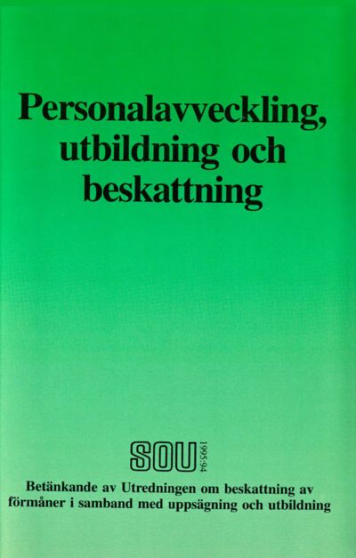 Omslaget till SOU 1995:94