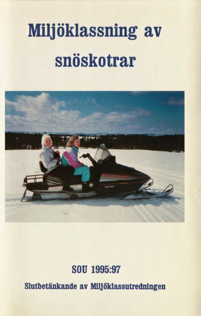 Omslaget till SOU 1995:97