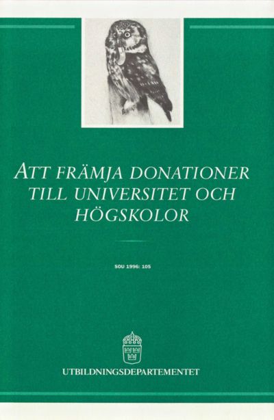 Omslaget till SOU 1996:105