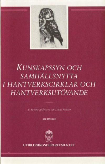 Omslaget till SOU 1996:122