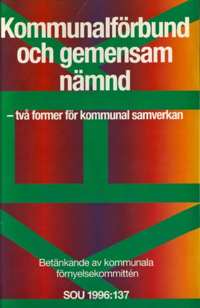Omslaget till SOU 1996:137