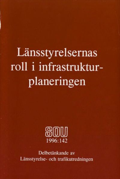 Omslaget till SOU 1996:142