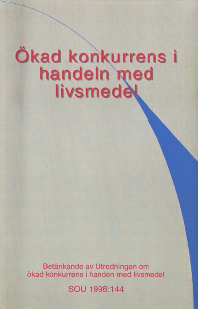 Omslaget till SOU 1996:144