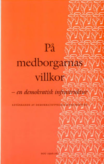 Omslaget till SOU 1996:162