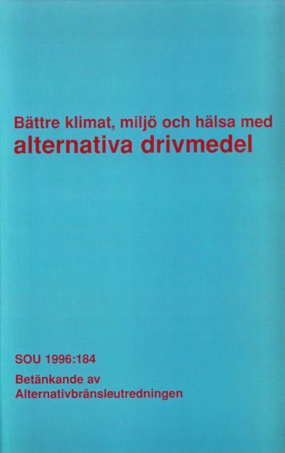 Omslaget till SOU 1996:184