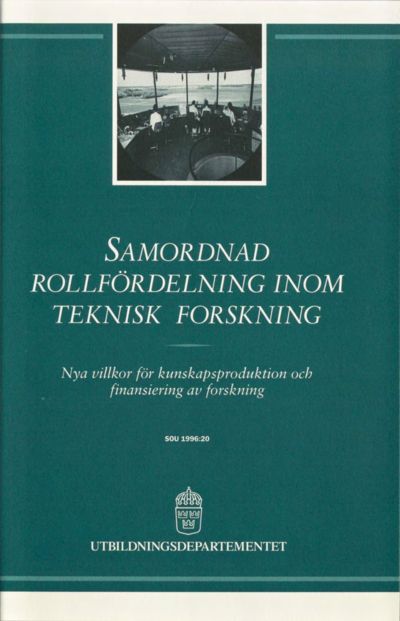 Omslaget till SOU 1996:20