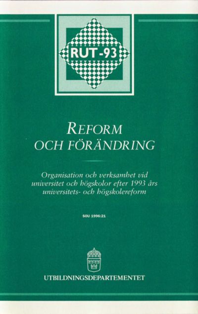 Omslaget till SOU 1996:21