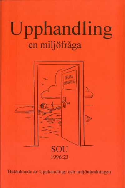 Omslaget till SOU 1996:23