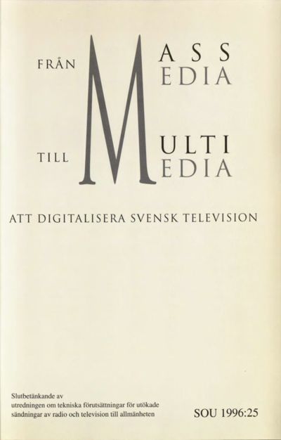 Omslaget till SOU 1996:25