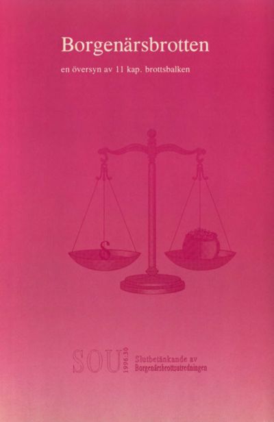 Omslaget till SOU 1996:30