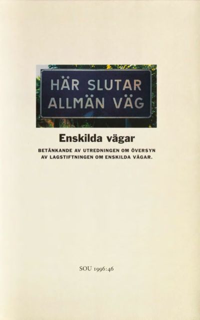Omslaget till SOU 1996:46