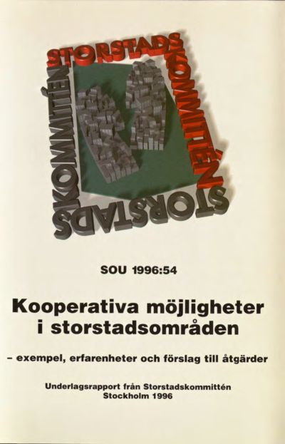 Omslaget till SOU 1996:54