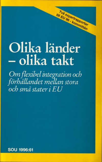 Omslaget till SOU 1996:61