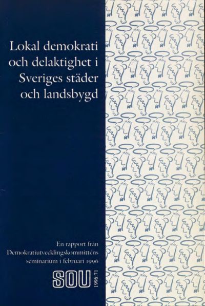 Omslaget till SOU 1996:71