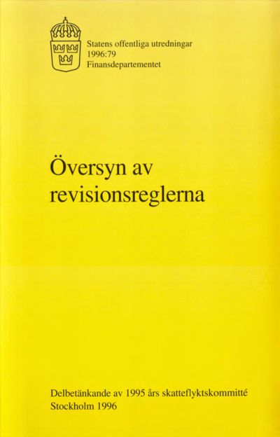 Omslaget till SOU 1996:79