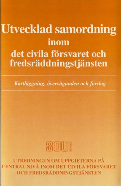 Omslaget till SOU 1996:86