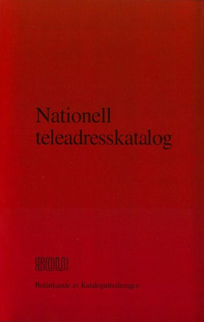 Omslaget till SOU 1996:94