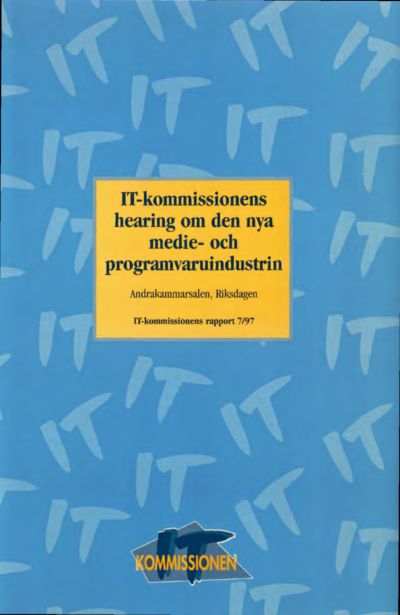 Omslaget till SOU 1997:124