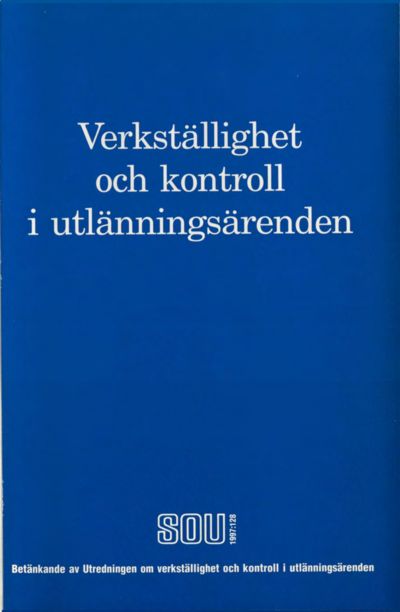 Omslaget till SOU 1997:128