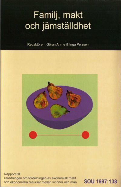 Omslaget till SOU 1997:138