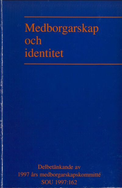 Omslaget till SOU 1997:162