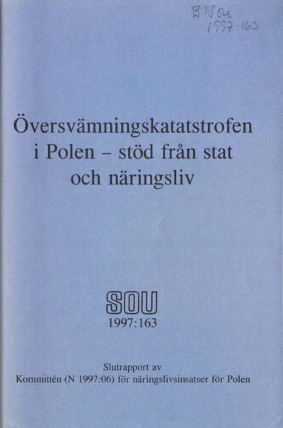 Omslaget till SOU 1997:163