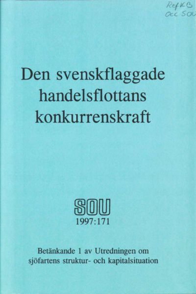 Omslaget till SOU 1997:171