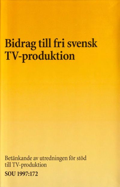 Omslaget till SOU 1997:172