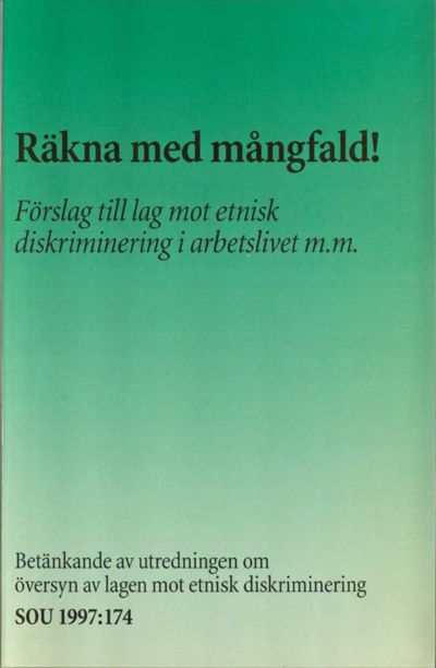 Omslaget till SOU 1997:174