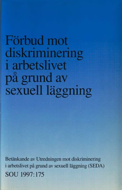 Omslaget till SOU 1997:175