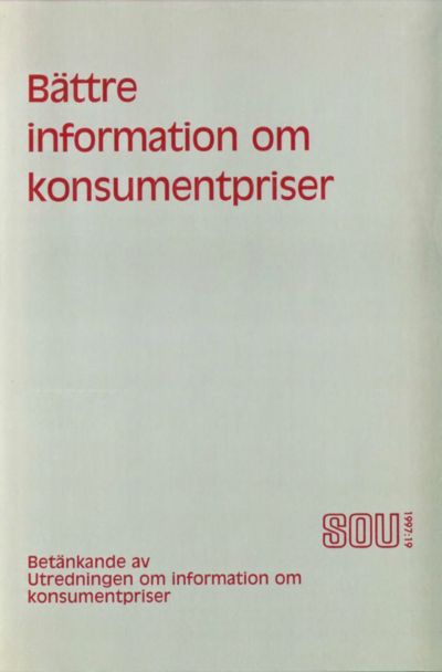Omslaget till SOU 1997:19