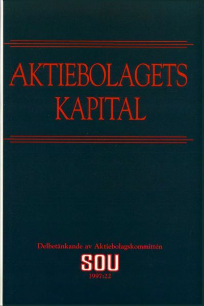 Omslaget till SOU 1997:22