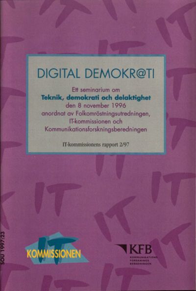 Omslaget till SOU 1997:23