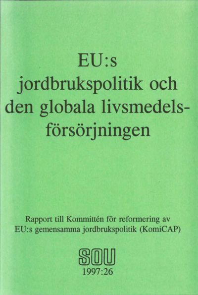 Omslaget till SOU 1997:26