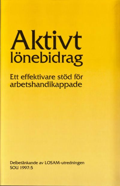 Omslaget till SOU 1997:5