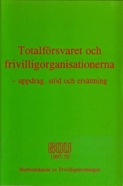 Omslaget till SOU 1997:70