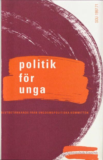 Omslaget till SOU 1997:71