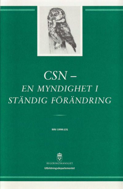 Omslaget till SOU 1998:131