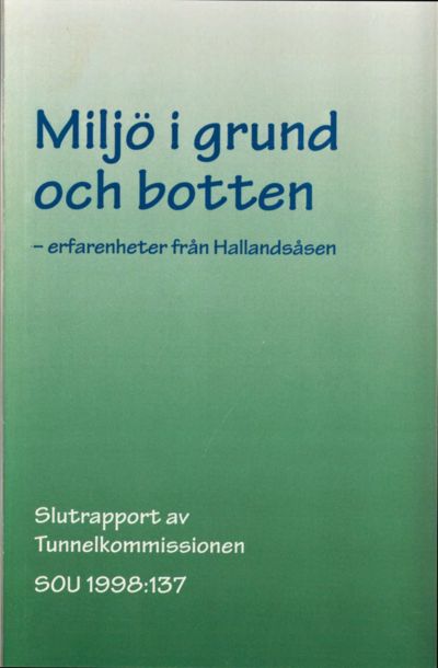 Omslaget till SOU 1998:137