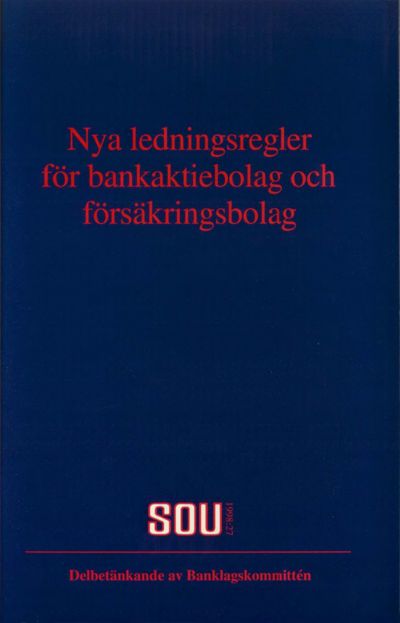 Omslaget till SOU 1998:27