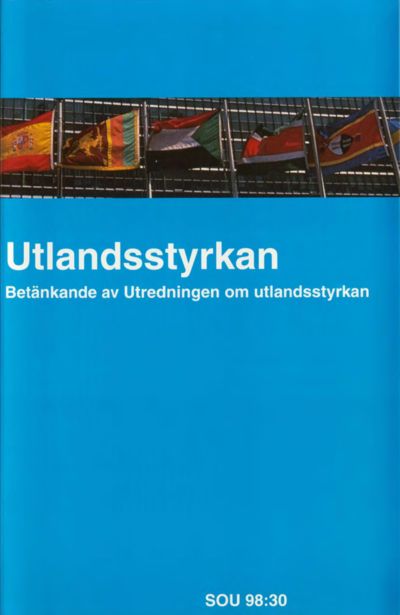 Omslaget till SOU 1998:30