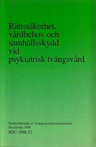 Omslaget till SOU 1998:32